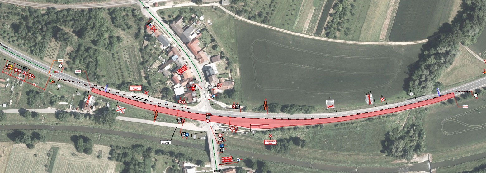 ŘSD – Oprava silnice I/50 ve Véskách – upozornění pro řidiče