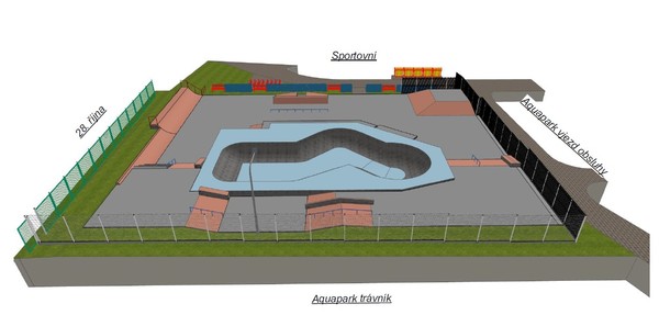 Příznivci skateboardingu a příbuzných sportů zajásají, skatepark v Uherském Hradišti dostal zelenou