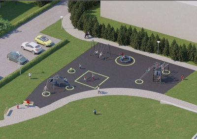 Návrh hřiště na Větrné ulici