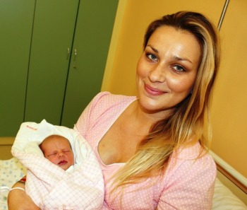 První občánek 2018 s maminkou