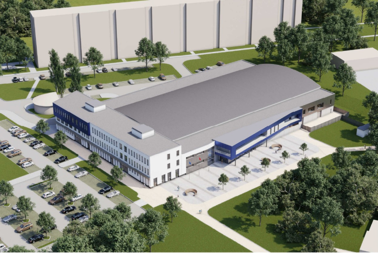 Nový zimní stadion v Uherském Hradišti - vizualizace