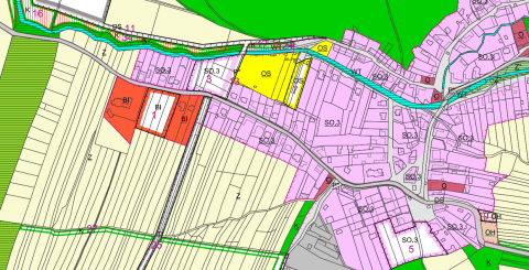 Územní plán Částkov