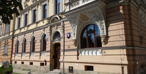 Opravy budovy speciální školy na Palackého náměstí