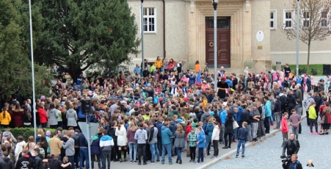 Slavnostní zasazení lípy svobody