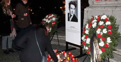 Pietní akt k 50. výročí sebeobětování Jana Palacha