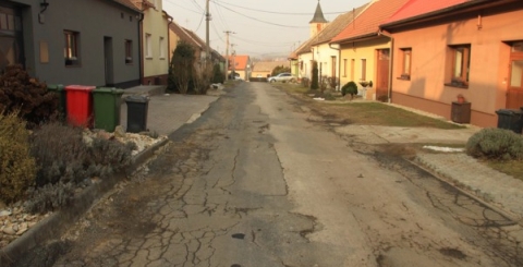 Ulice Radova - Příkrá v Míkovicích