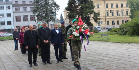 Vzpomínkový akt k 74. výročí osvobození