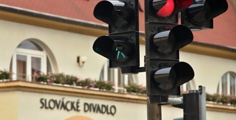 Semafor u Slováckého divadla