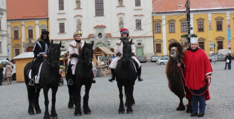 Tři králové už sedlají koně, vyrazí na koledu.