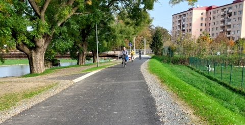 Nová cyklostezka Mojmír