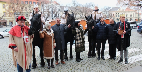 Letošní Tříkrálová sbírka v Uherském Hradišti byla zahájena 