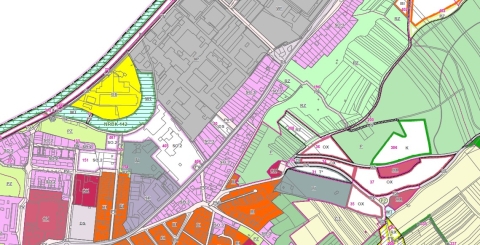 Uherské Hradiště - výřez změny č.1