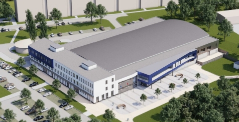 Zimní stadion Uherské Hradiště - vizualizace