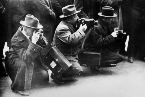 fotografové při práci