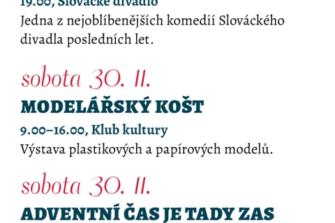 Brožura Čas Vánoc