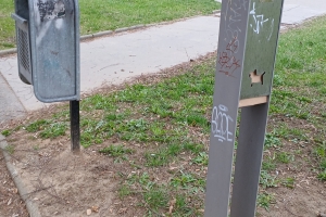 Vandalismus, znečišťování veřejných prostranství