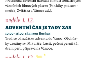 Brožura Čas Vánoc