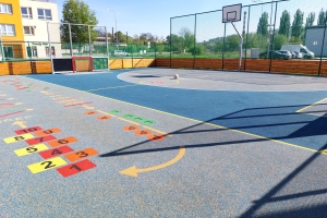 Sportovní hřiště na ulici Slovácká