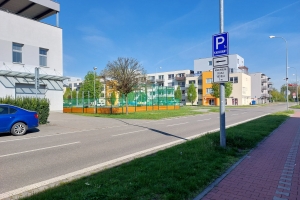 Sportovní hřiště na ulici Slovácká