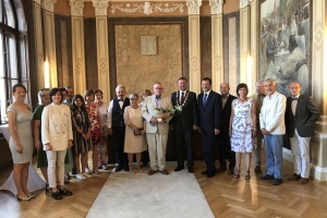 Slavnostní přijetí Ing. Ladislava Šupky u příležitosti jeho významného životního jubilea (srpen 2020).