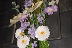 Výzdoba smuteční síně v Mařaticích