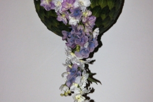 Výzdoba smuteční síně v Mařaticích